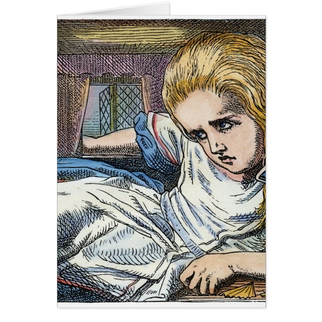 CARTÃO ALICE IN WONDERLAND (Frente)