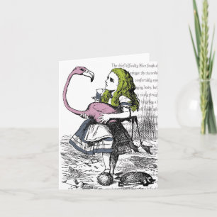 Cartão Alice in Wonderland