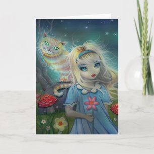 Cartão Alice in Wonderland Greeting Card