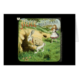 Cartão Alice no País das Maravilhas