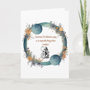 Cartão Alice no País das Maravilhas, Coisas Impossíveis A