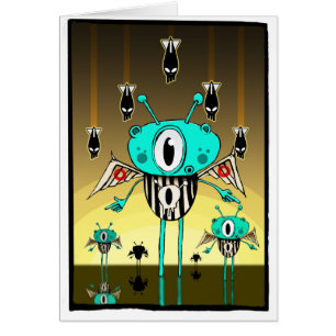 Cartão Alienígena 2012 da equipe