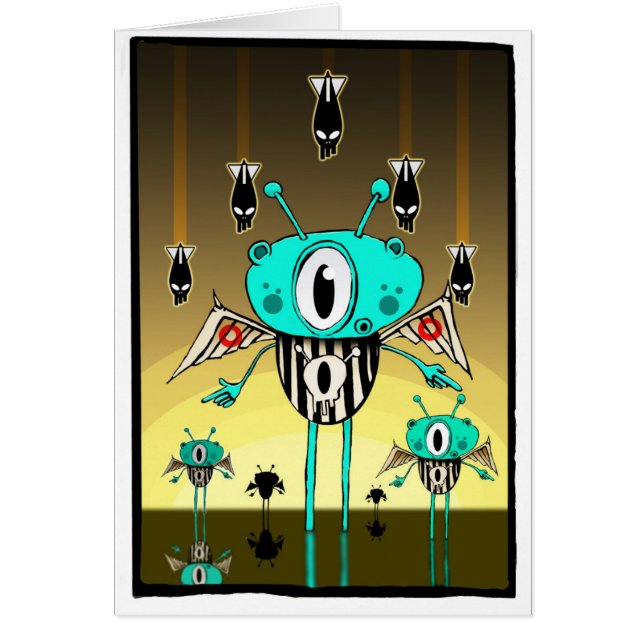 Cartão Alienígena 2012 da equipe (Frente)