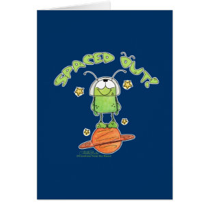 Cartão Alienígena Spacted Out