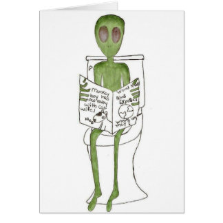 Cartão Aliens expor