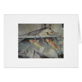 Cartão alimentação da truta