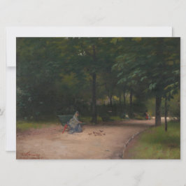 Cartão Alimentação de Aves no Parque (por Paul Peel)