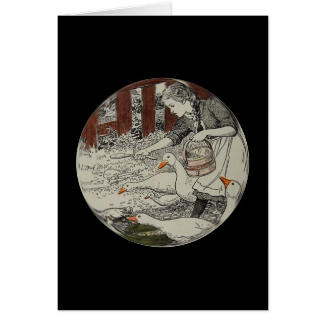 Cartão Alimentação do Círculo das Aves de Capoeira (Frente)