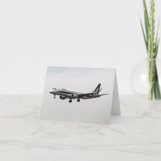 Cartão Alitalia Embraer 190