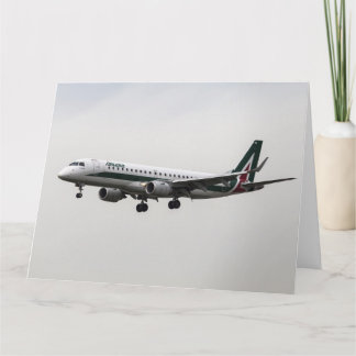 Cartão Alitalia Embraer 190