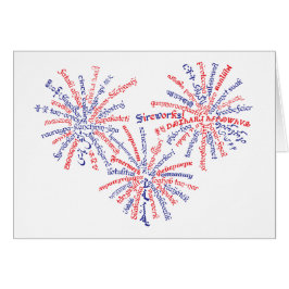 Cartão All-American Fireworks
