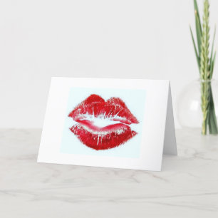 CARTÃO ALL I CAN THINK OF IS "KISSING YOU"