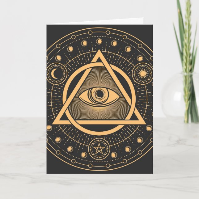 Cartão All Seeing Eye Blank (Frente)