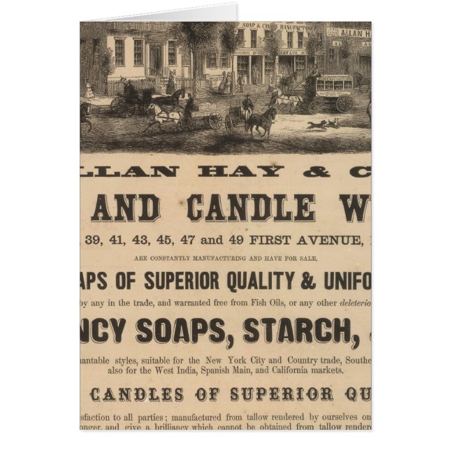 Cartão Allan Hay e Companhia (Frente)