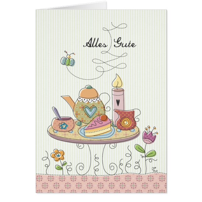 Cartão Alles Gute (Frente)