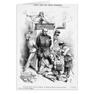 Cartão Alliance triplo, 'de Bismarck