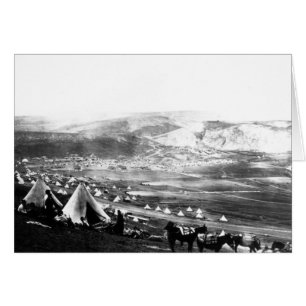 Cartão Allied Encampment, Crimeia, c.1855