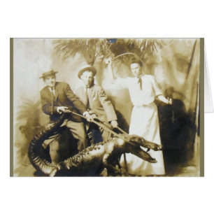 Cartão Alligador arredondar