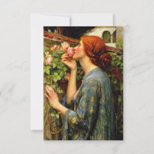 Cartão Alma da Rosa John William Waterhouse