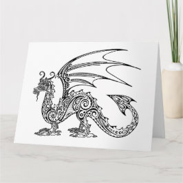 Cartão Alma de um Design Dragão