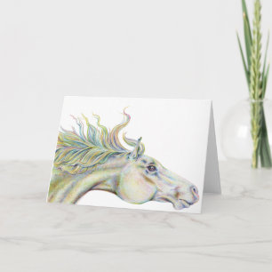 Cartão Alma (Horse) Greeting Card