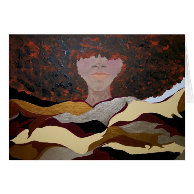 Cartão Alma Sista por Kenya Verrett (Frente horizontal)