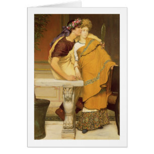 Cartão Alma-Tadema   o espelho, 1868