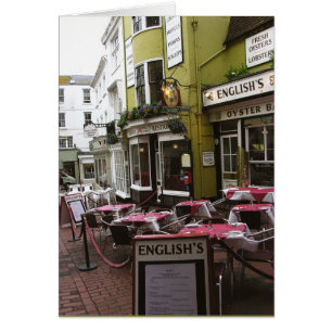 Cartão Almoço inglês