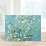 Cartão Almond Blossoms | Vincent Van Gogh<br><div class="desc">Almond Blossoms (1890) do artista holandês Vincent van Gogh (1853-1890). A pintura de Almond Blossoms de Van Gogh mostra delicadas flores brancas colocadas contra um vibrante céu turquesa, simbolizando nova vida e renovação. Inspirados pela arte japonesa, os galhos elegantes e linhas fluentes criam um sentido de serenidade e beleza natural....</div>