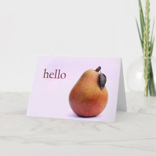 Cartão Alô Lá Pear