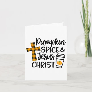 Cartão Alô, Pumpkin Fall Spice E Jesus Cristo Fall Chr