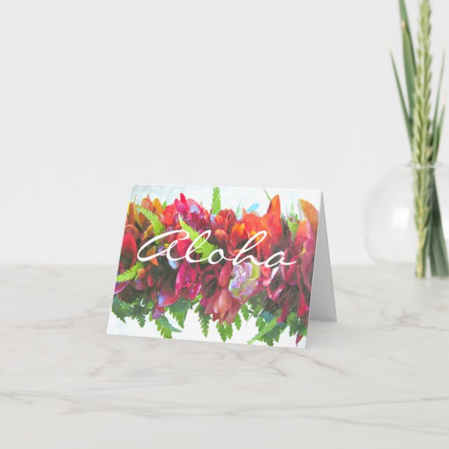 Cartão Aloha Haku (Frente)