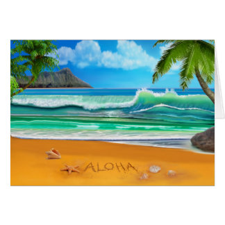 Cartão Aloha Havaí