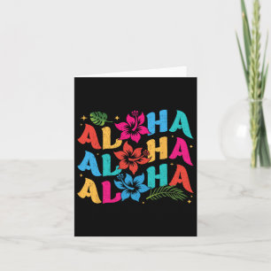 Cartão Aloha Hawaiian Summer Hawaii Vacina Homens Com