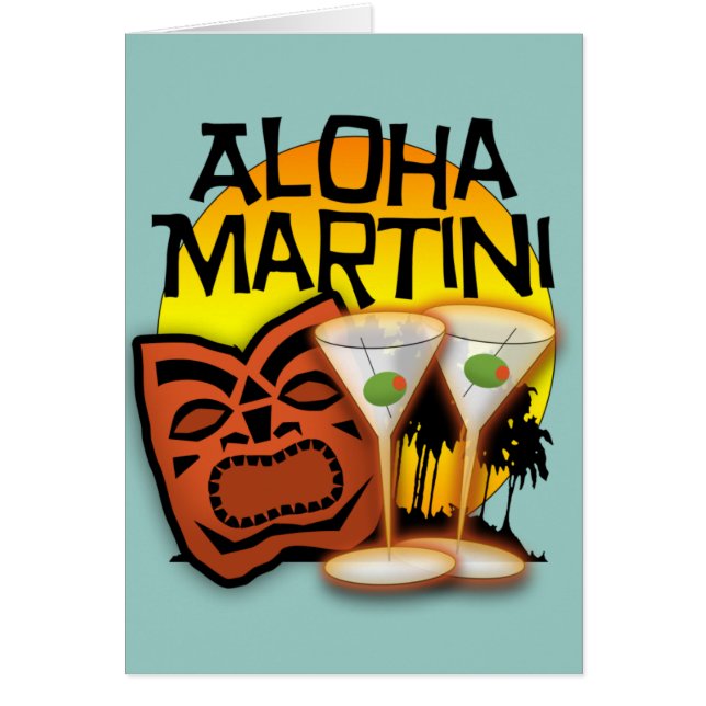 Cartão Aloha Martini (Frente)