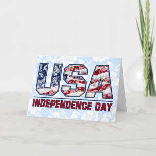 Cartão Aloha USA Hawaiian Floral Greeting Cards