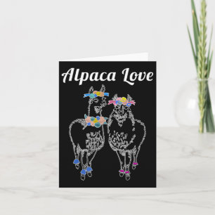 Cartão Alpacas Llama Casamento Noiva Casal Ama Marr