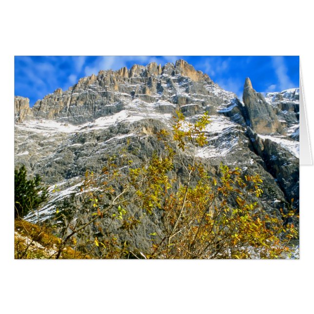 Cartão Alpes italianos 2 (Frente Horizontal)