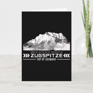 Cartão Alpes Zugspitze Montes Wetterstein Caminhada Escal