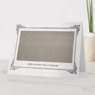 Cartão Alphonse Allais, April Fools, Cinza Art, Abstrato