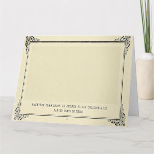 Cartão Alphonse Allais, April Fools, White, Abstrato Art