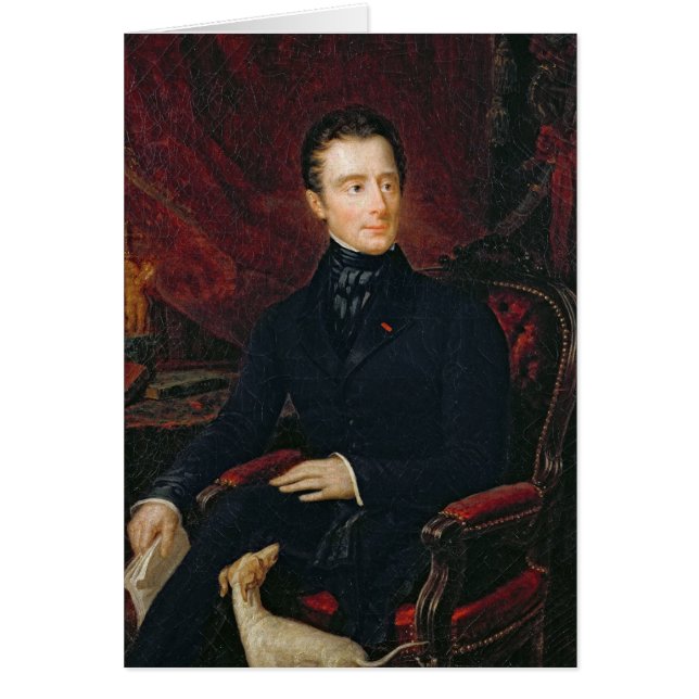 Cartão Alphonse de Lamartine (Frente)