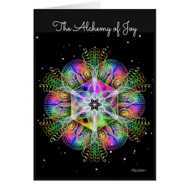Cartão Alquimia da Alegria (Frente)