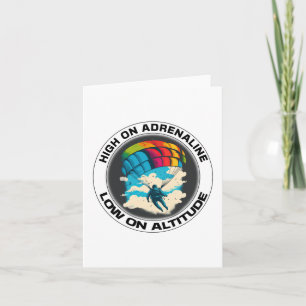 Cartão Alta Adrenalina, Baixa Altitude - Paraquedismo