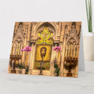 Cartão Altar da Rua da face sagrada Catedral de Patrick