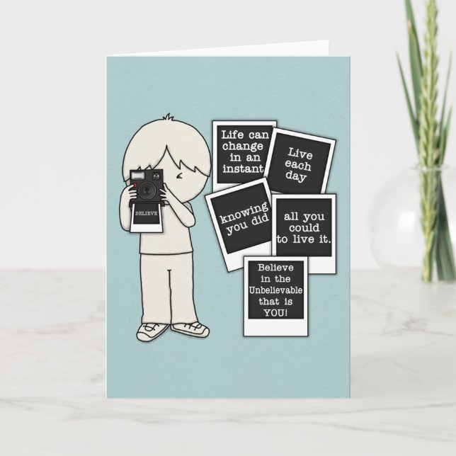 Cartão Alteração em uma placa instantânea (Frente)