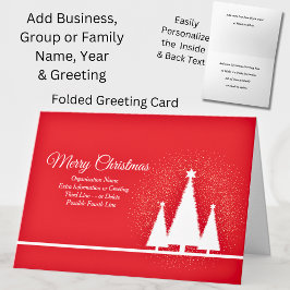 Cartão Alterar TODO Texto, Saudação de Natal da Organizaç