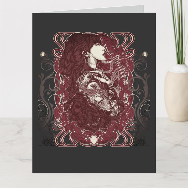 Cartão Altes Soul - Eine Viktorianische Altersrente (Frente)