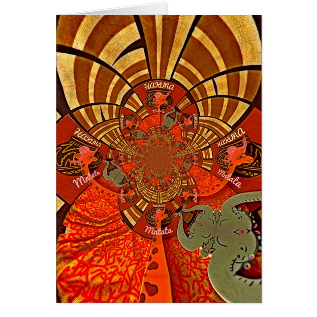 Cartão Alturas Impressionantes: Linda Girafa Africana Eng (Frente)