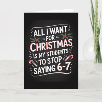 Cartão Alunos Dizendo 6-7 67 Seis Sete Professor Divertid